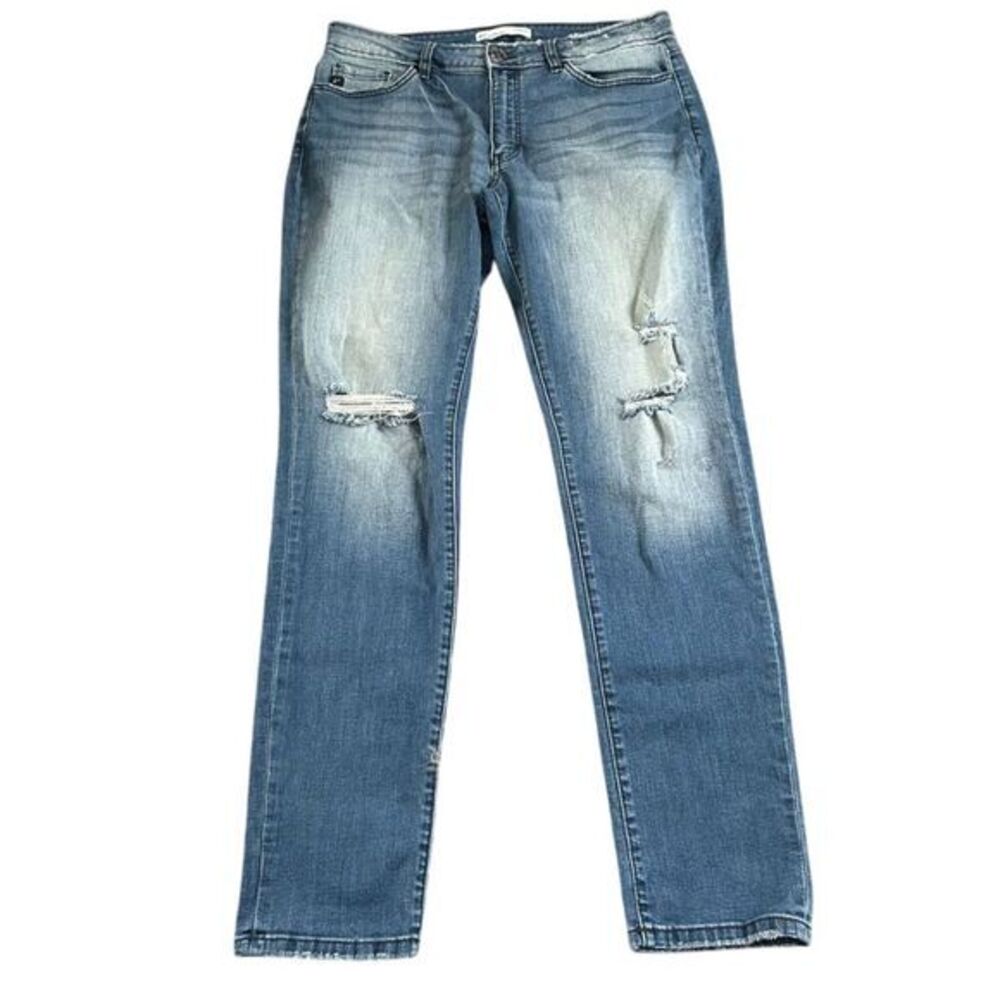 KanCan Exclusively For Maurices Jeans Women Size 29 Blue Denim Distressed Ripped